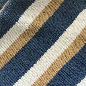 Blue White Brown Sweater